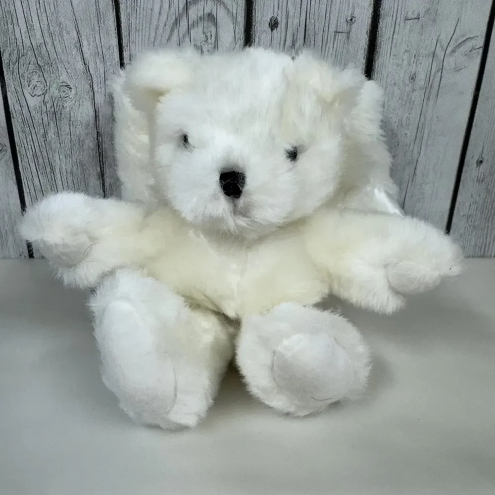 Vtg My Banky Michael the Angel Teddy Bear Lovey Plush Blanket